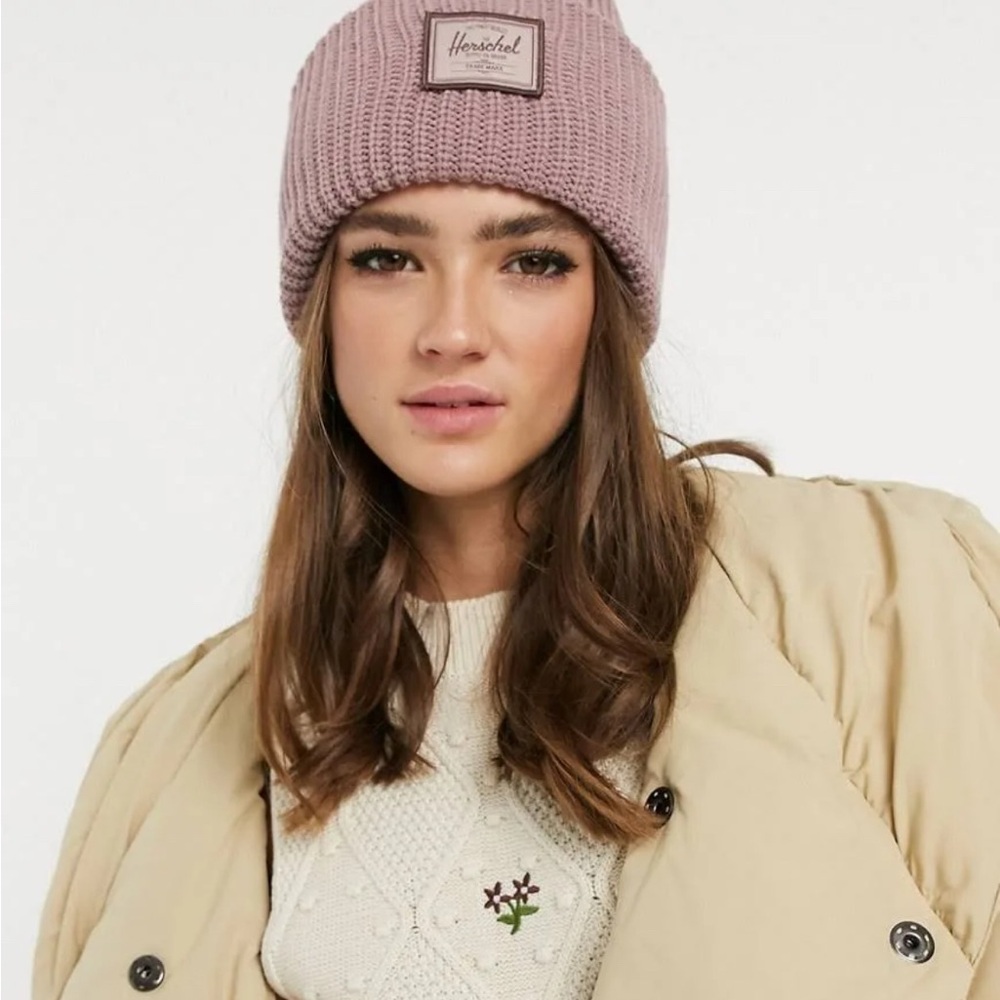 Herschel Supply Company Dusty Pink Knit Beanie
